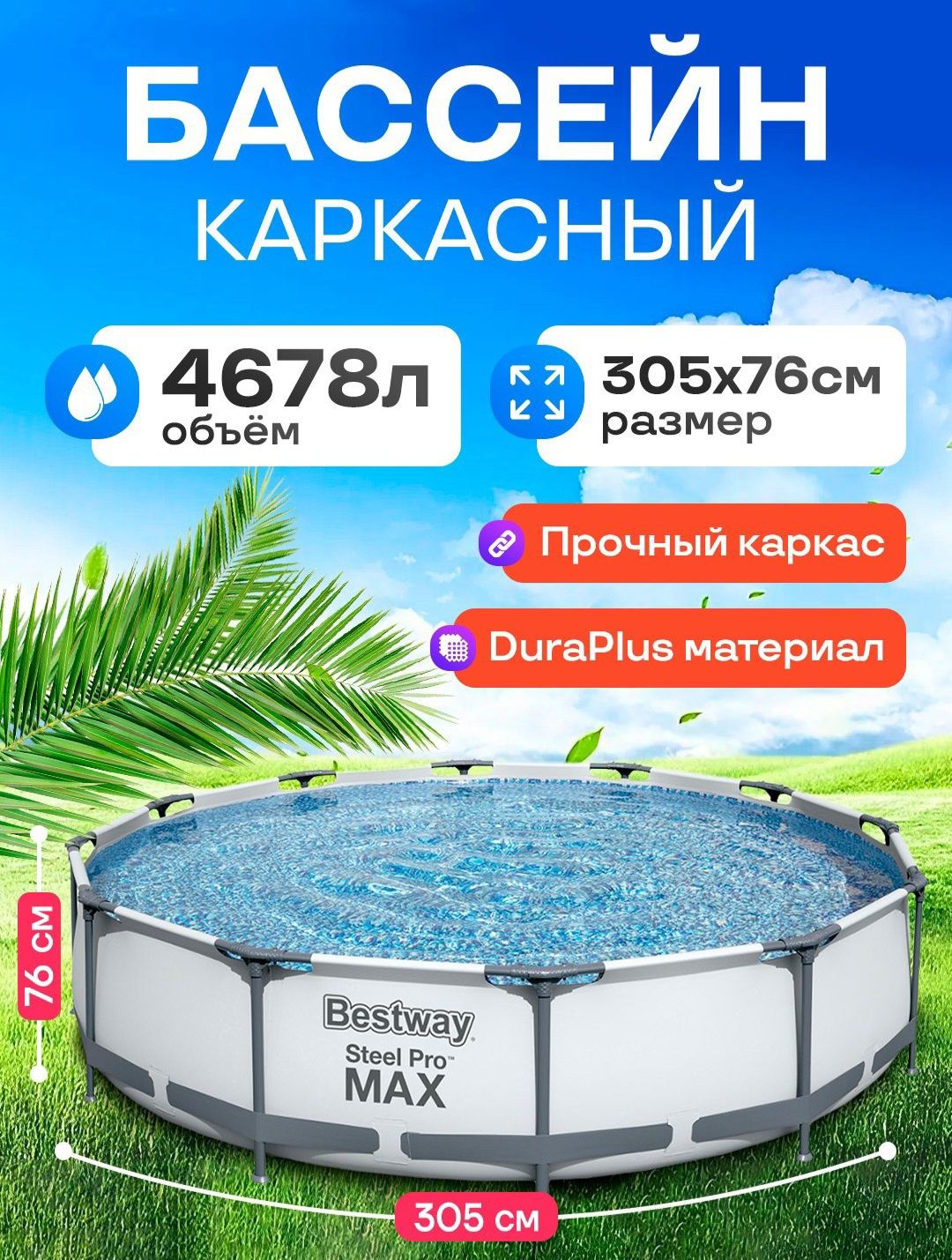 Каркасный бассейн