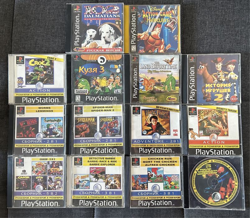 Игры на Sony PlayStation 1.