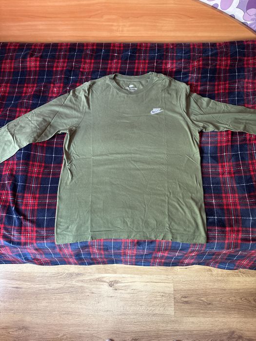 Nike блуза тъмно зелена