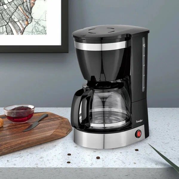 Кофеварка капельная 1.2 л Sonifer "SF-3565", подогрев чашек