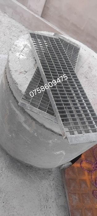Grilaje și trepte zincate 127x28cm