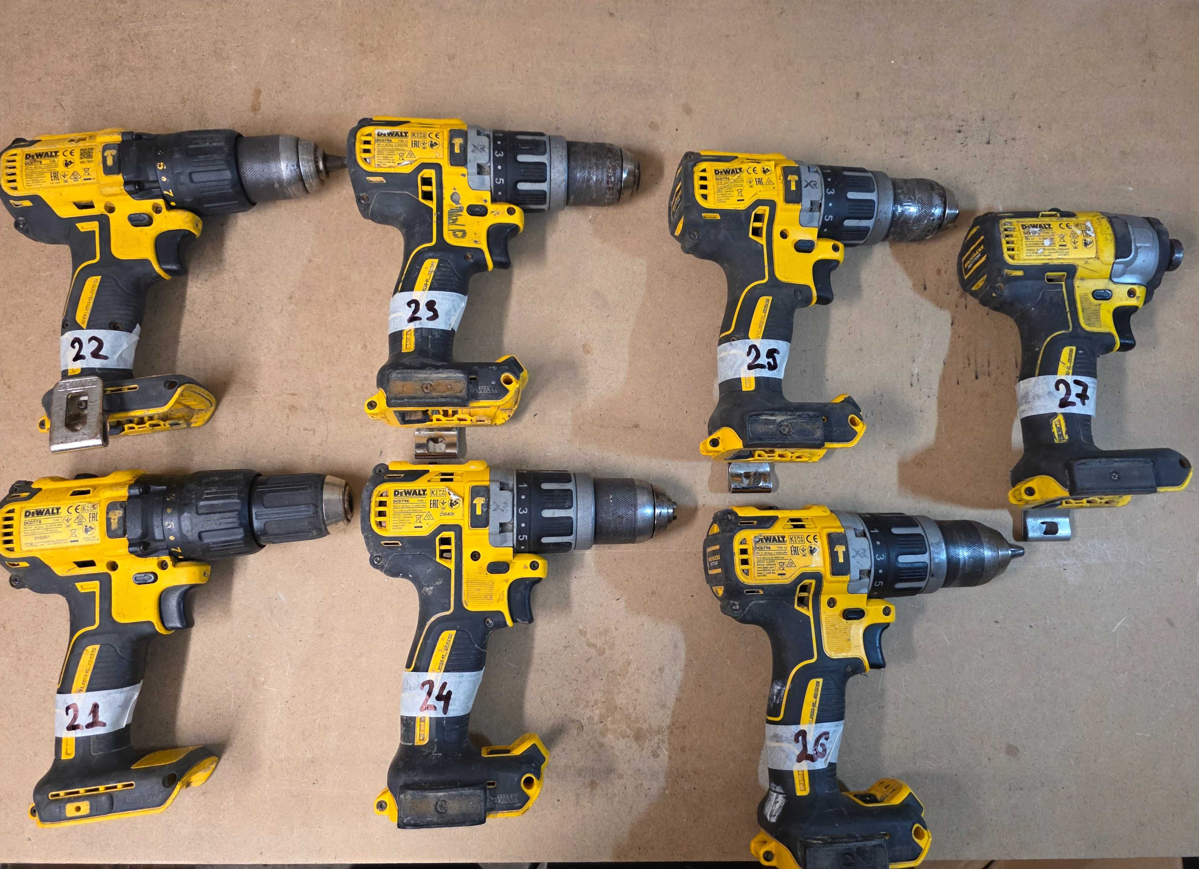 Безчеткови винтоверти, импакти девалт Dewalt