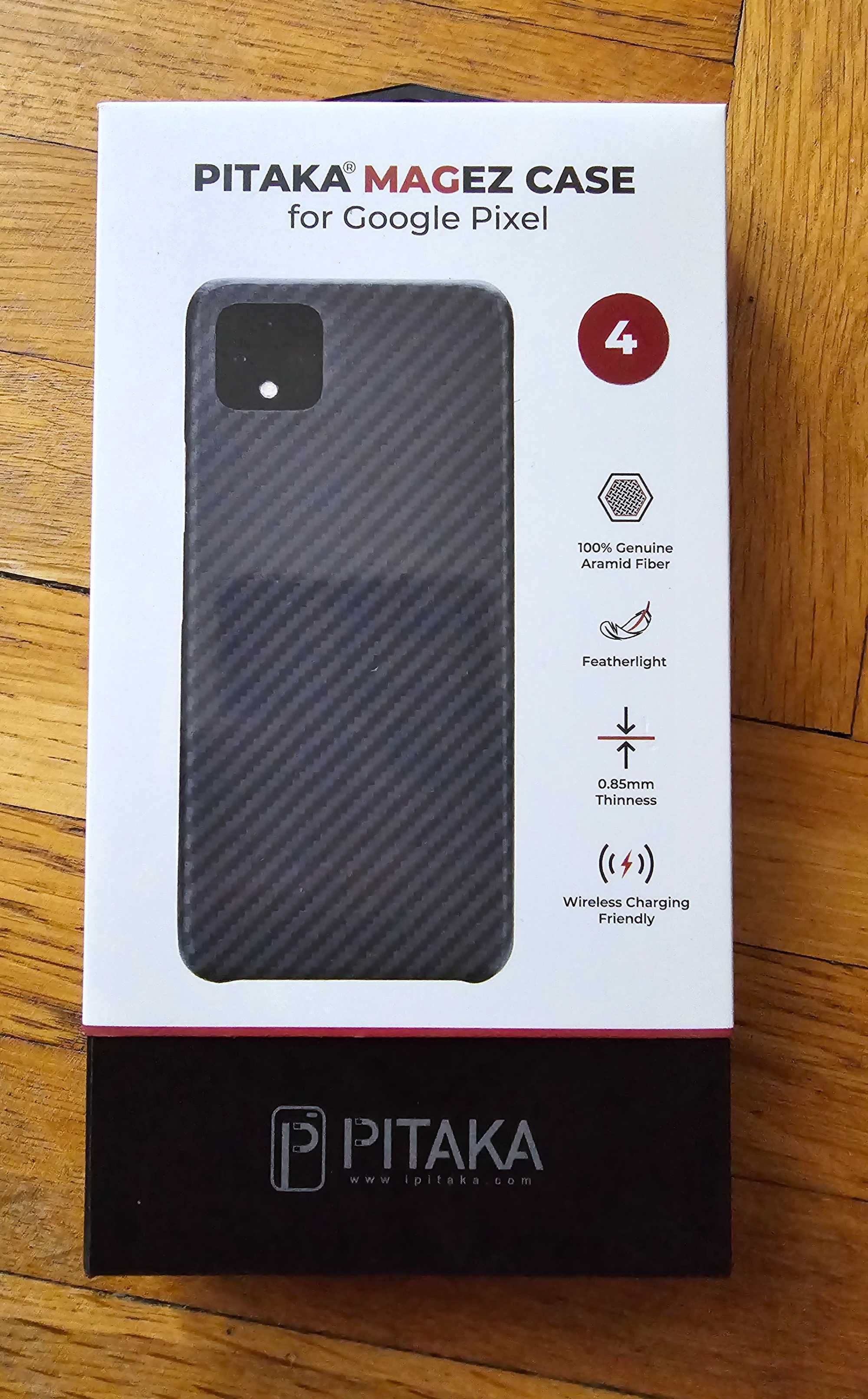 PITAKA Pixel 4 Magnetic MagEZ Case 100% Aramid Fiber Scratch Resistant