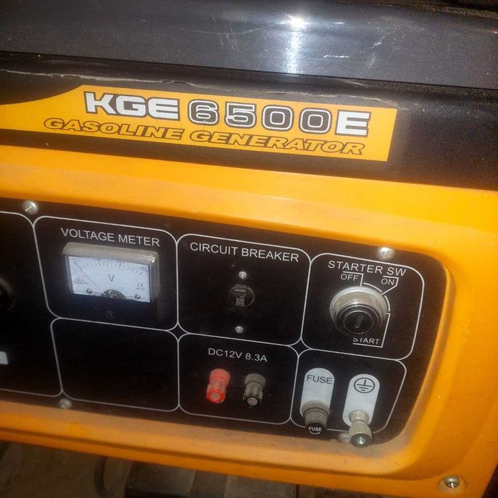 Генератор бензиновый KGE6500E 6kva