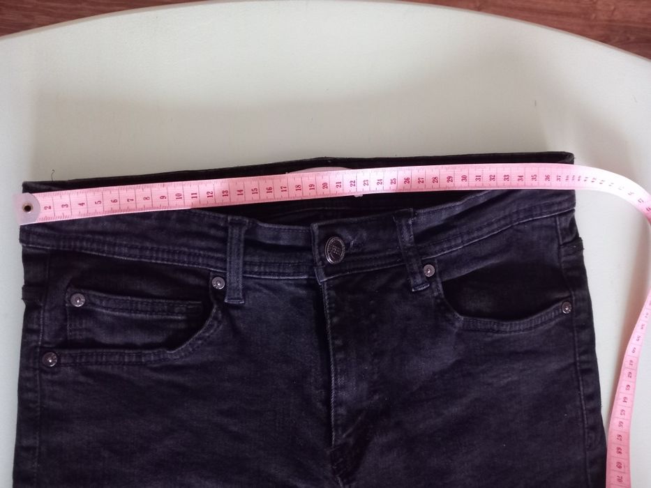 Blugi negri elastici "FSBN" pentru băiat