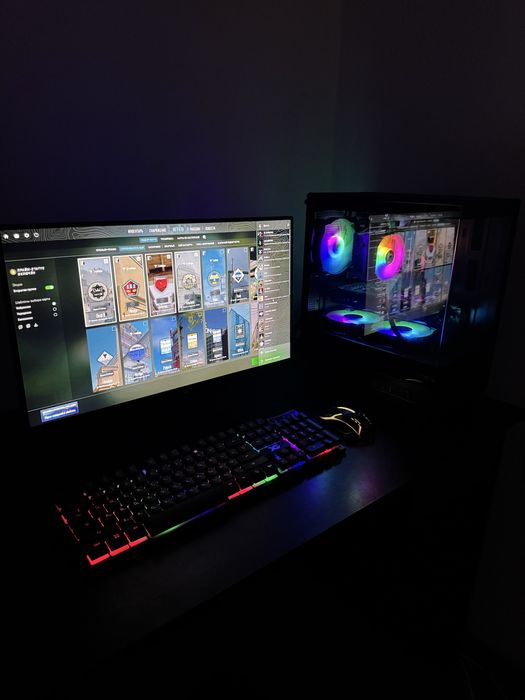Игровой компьютер полный комплект i5-9400f RX580/8GB