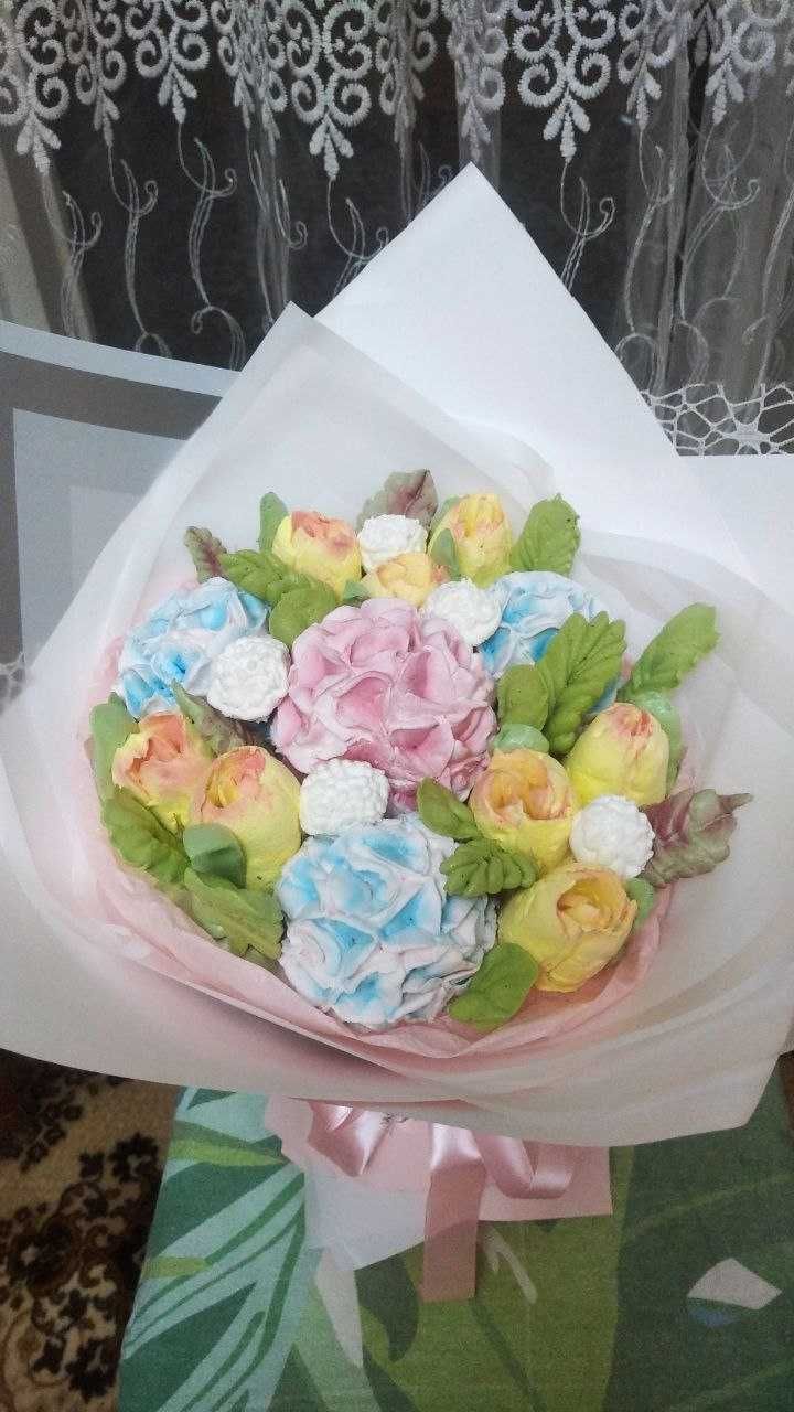Зефирные букеты на заказ