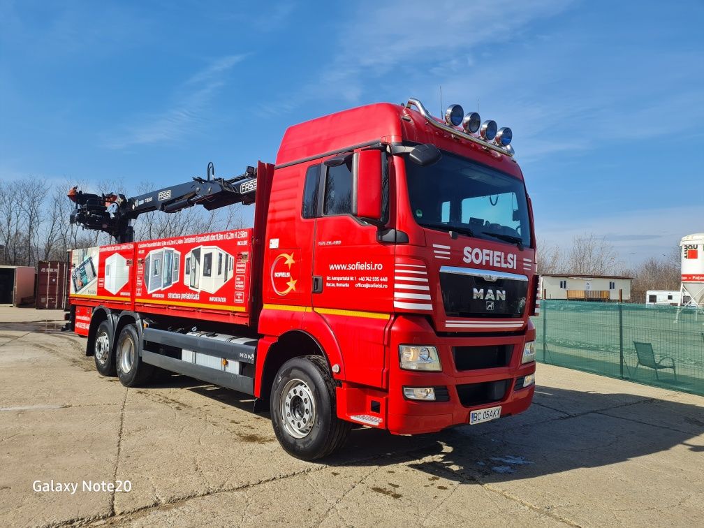 MAN TGX 480 cu Macara Fassi 185