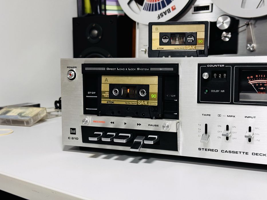 Deck nemțesc DUAL C810,vu-metre,Mpx,servisat,sunet calitativ !