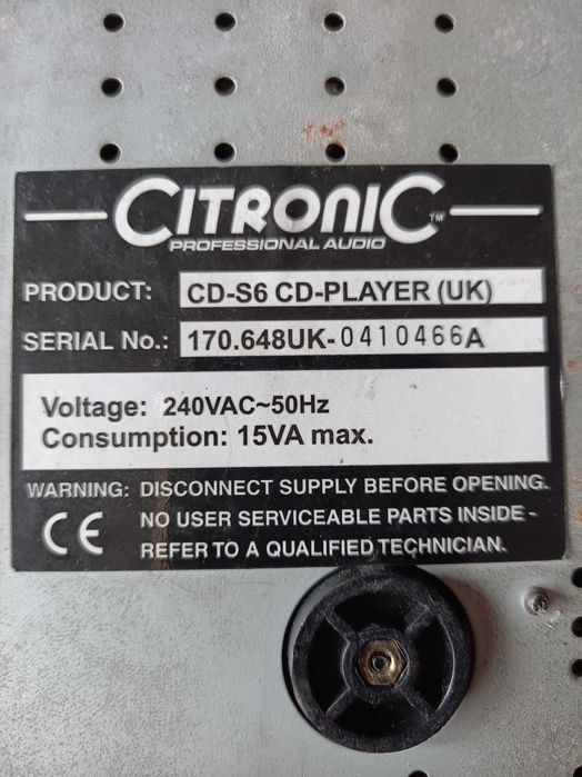 Citronic CD player