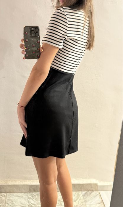 Рокля Zara черно и бяло