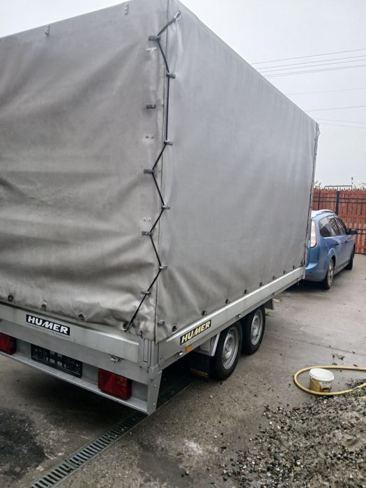 Remorca auto axa dubla humer