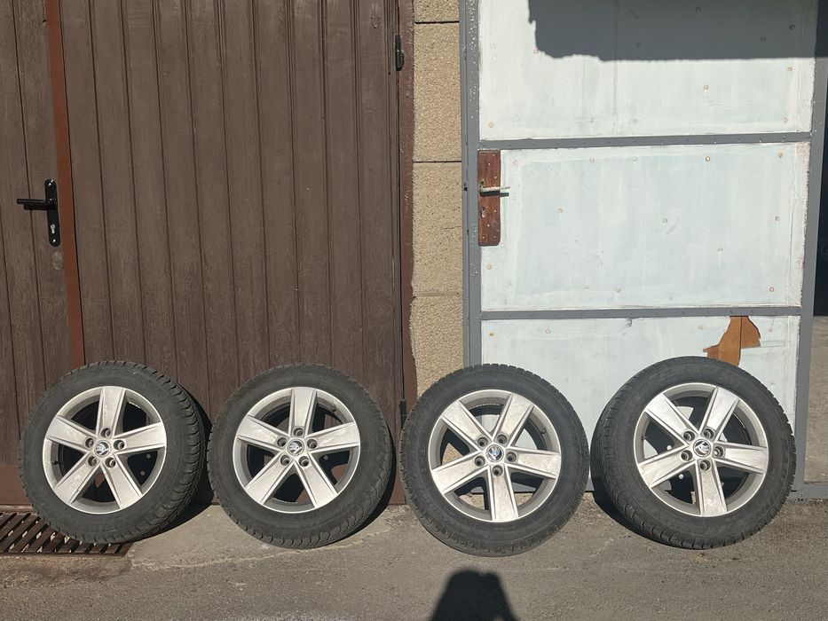 Оригинални джанти Skoda с гуми Radburg Power Alpin 205/55R16 DOT 2024