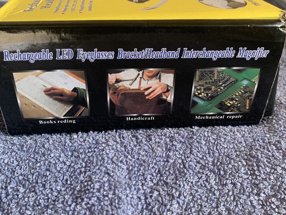 Ochelari cu lupe, acumulator si leduri, noi