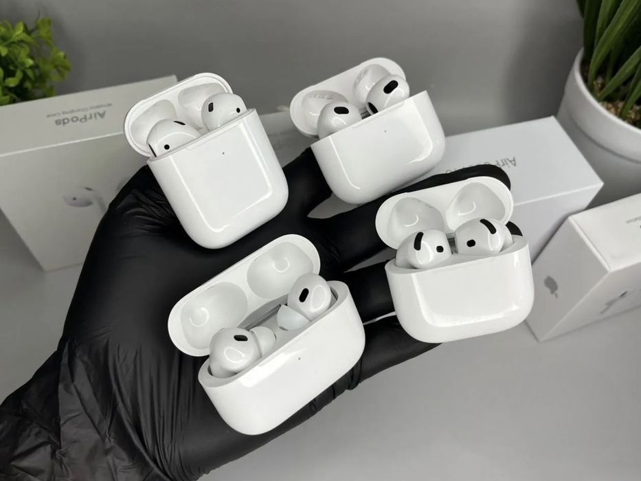 AirPods 2/3/4/Pro 2 | Premium 1:1 | Чехол в подарок | Гарантия | Новые