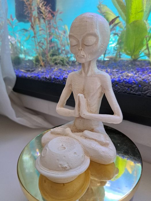 statuie decor extraterestru UFO acvariu