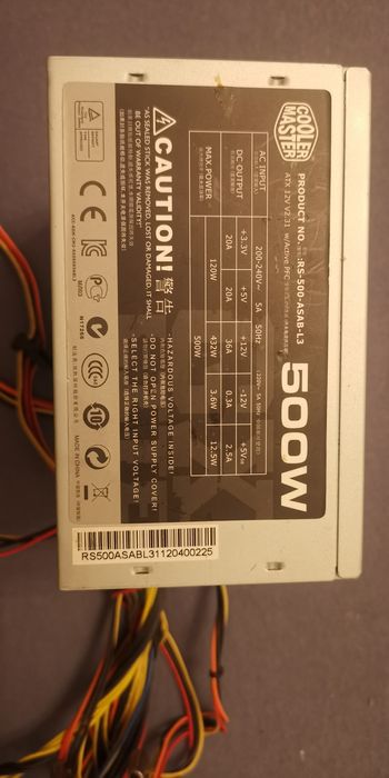 Sursă cooler master 500w