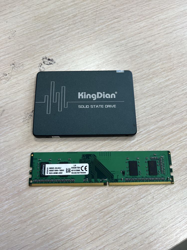 kingdian ssd 256gb и озу