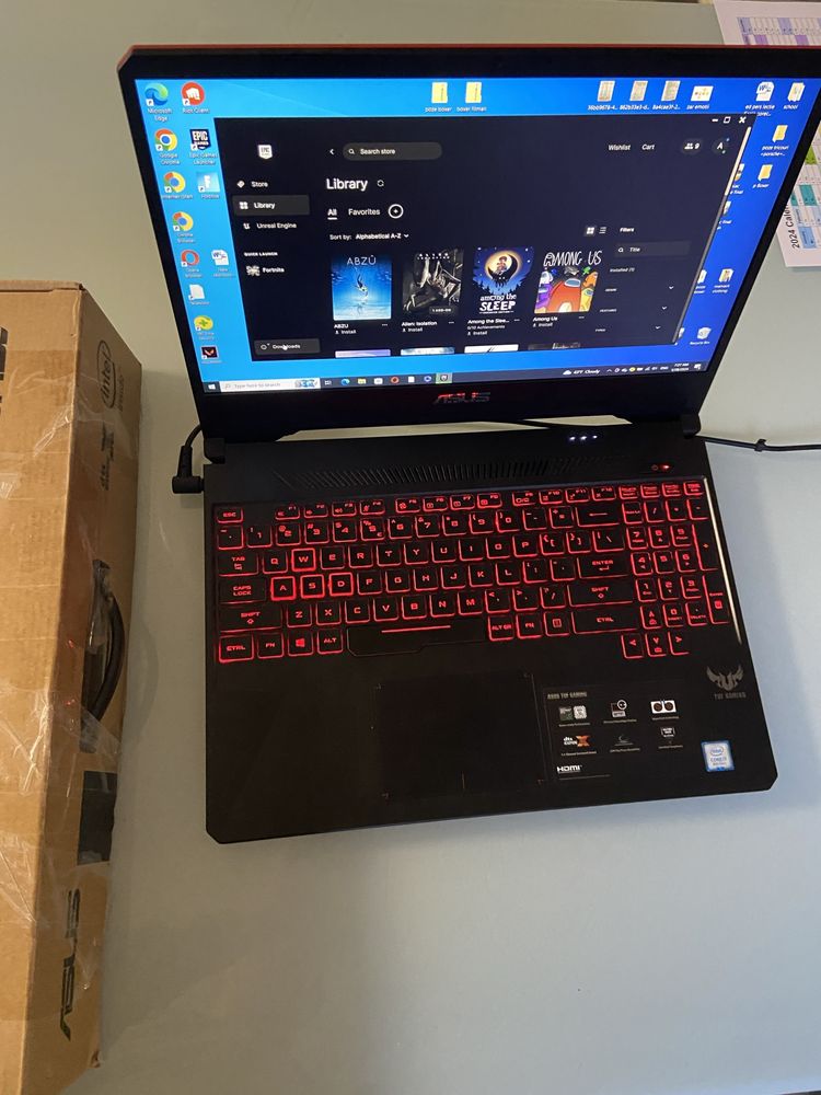 Laptop Tuf Gaming FX 505 G ca nou