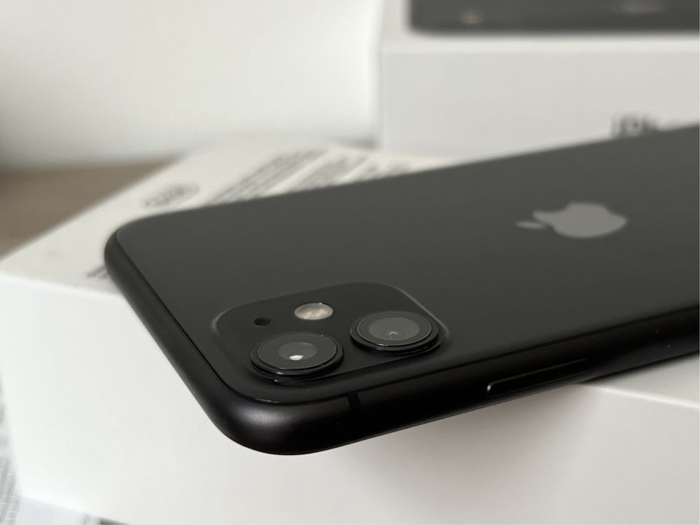 iPhone 11, 64GB, Black, 100% батерия, НЕРАЗЛИЧИМ ОТ НОВ, ГАРАНЦИЯ!