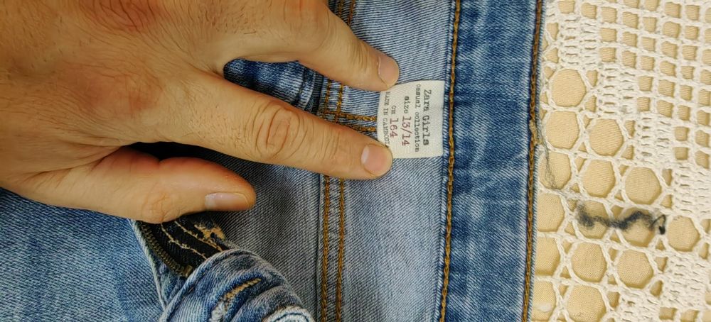 Дънки ZARA за момиче 12-14г
