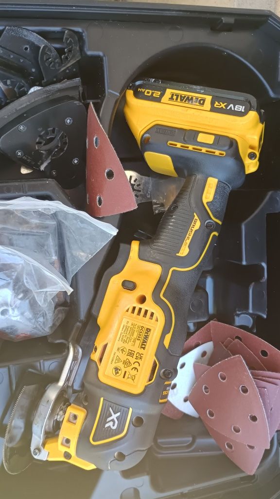 Pistol popnituri Dewalt dcf414 2 baterii power stack,încărcător,cutie