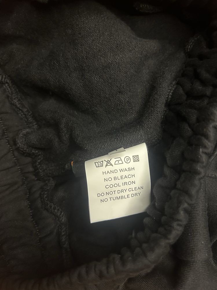 Pantaloni Denim Tears Negru cu Gri