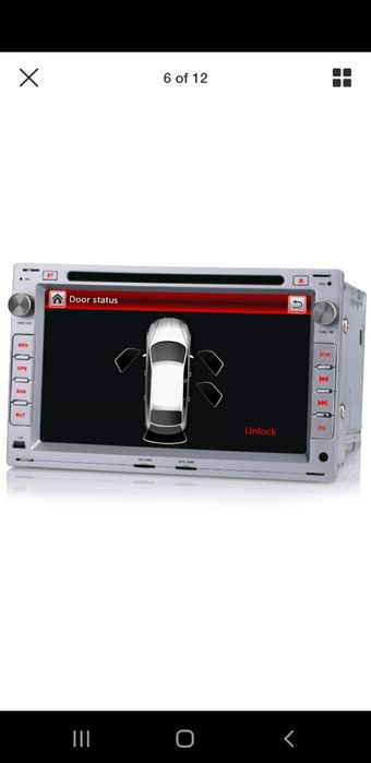 Navigație auto dedicată VW, cu ecran de 8 inch