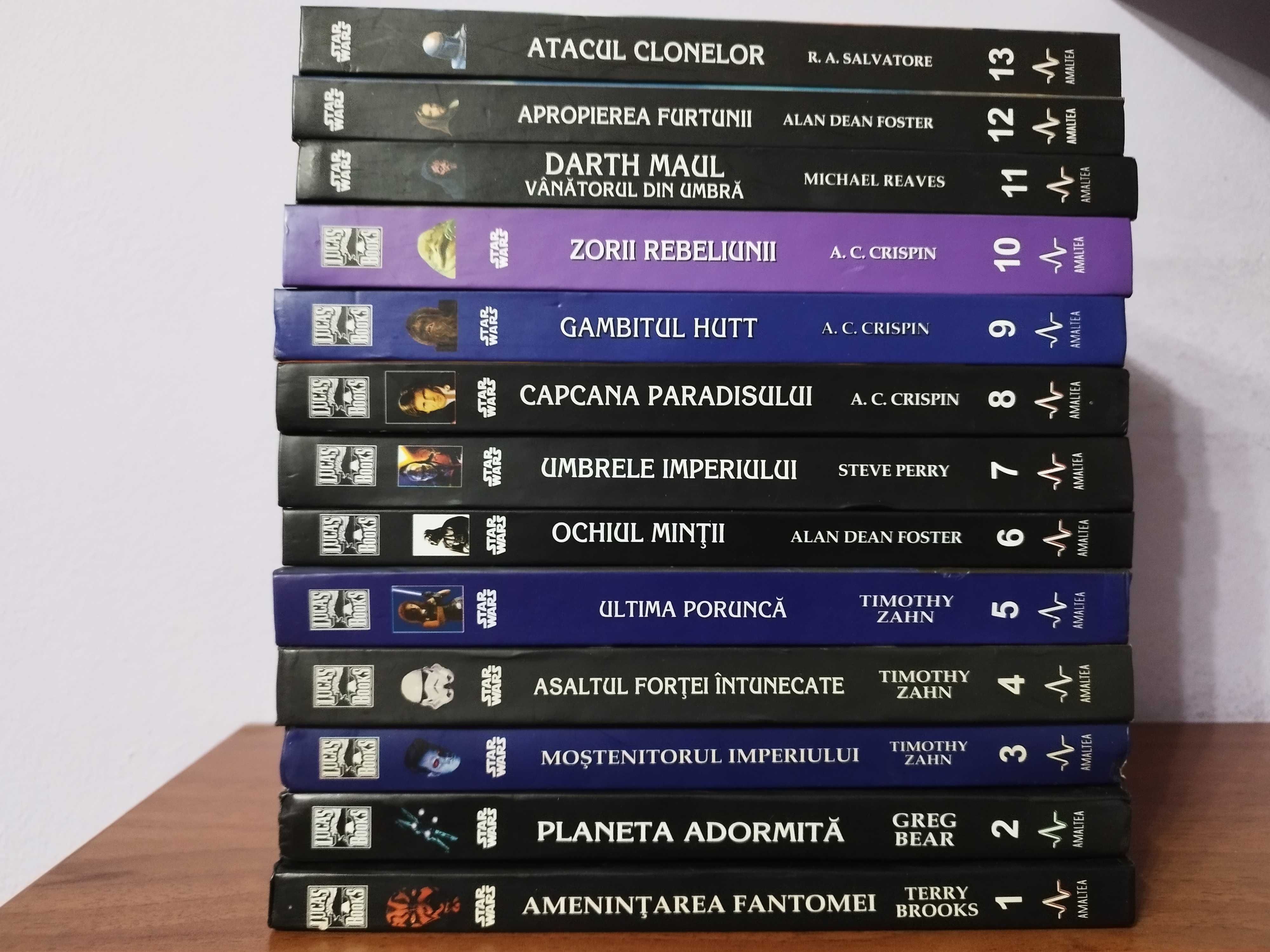 Star Wars - 27 titluri, editura Amaltea (+ 3 titluri bonus - v. foto)