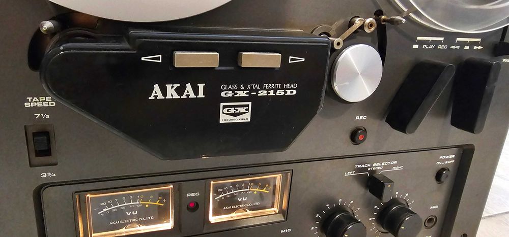 Magnetofon Akai GX-215 Autorevers 3 capete 3 motoare servisat test vid