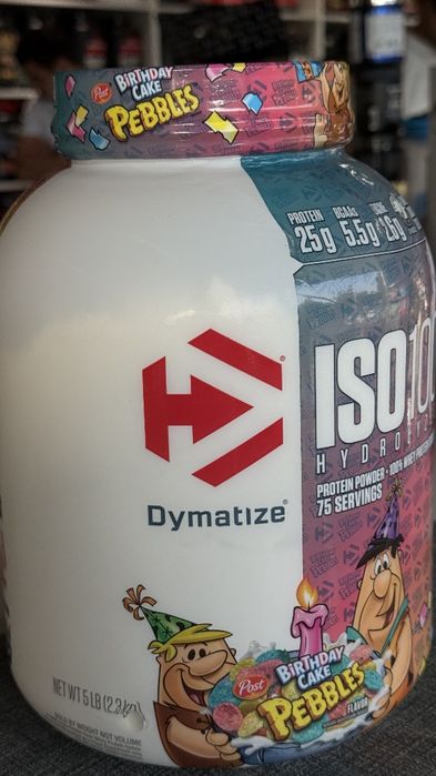Dymatize iso100 hydrolyzed protein 75servings 2.3kg протеин