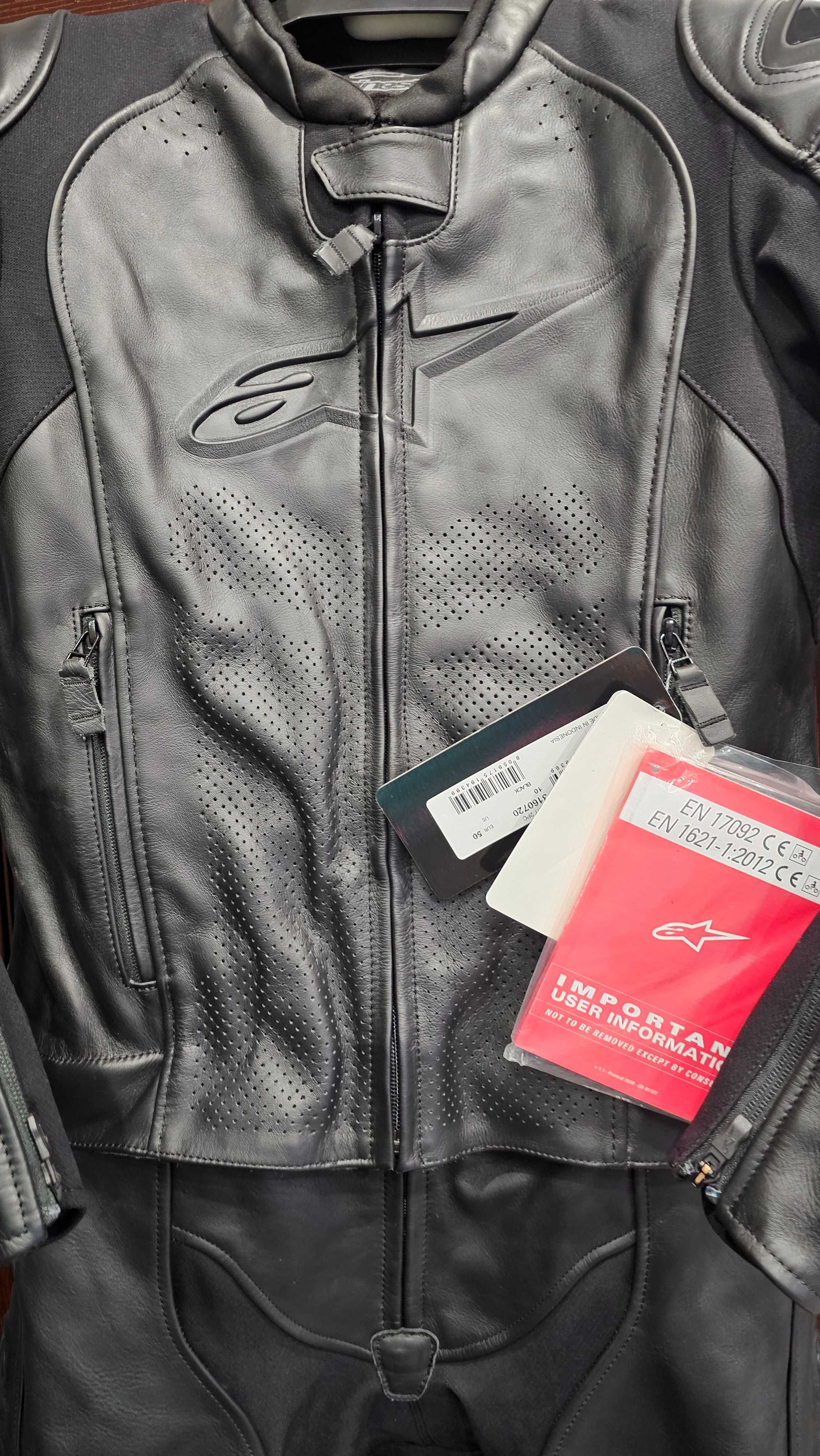 Мото екип Alpinestars GP PLUS V3 GRAPHITE LEATHER