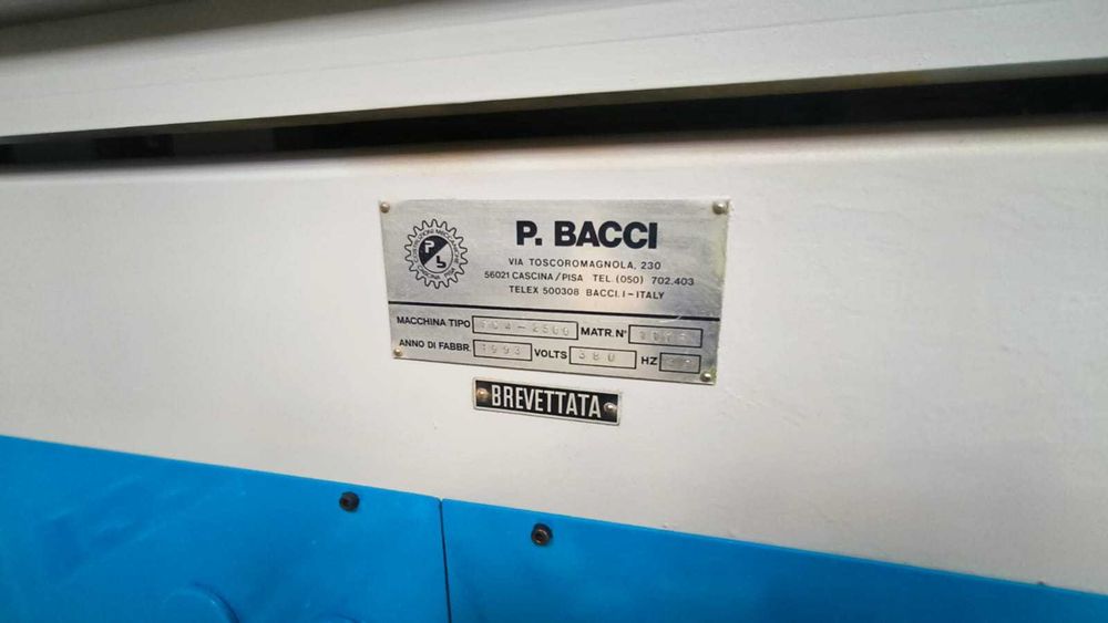 Mașină de frezat prin copiere P. BACCI – TLA-2500 - VIDEO