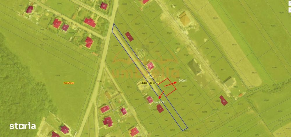 Teren de vanzare intravilan Chinteni !