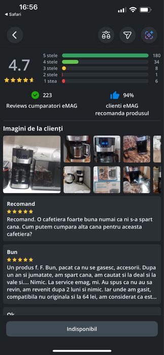 Cafetiera - Star Light CTF-900SS