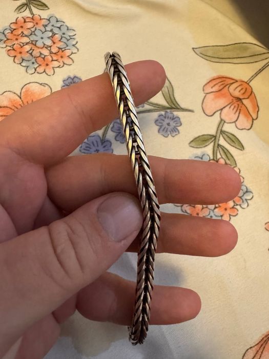 Серебряный браслет 35г. в идеальном состоянии 925 проба