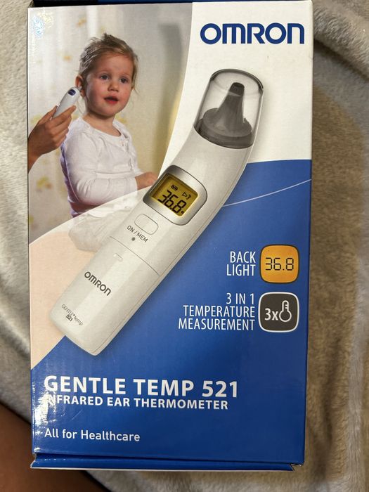Инфрачервен термометър за ухо Omron Gentle Temp 521