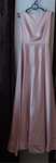 Rochie de seara lunga cu spatele gol S-M roz