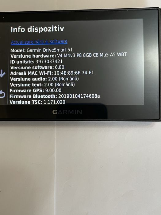 Garmin DriveSmart 51 LMT-S harti pe viata Full Eu la zi 2026