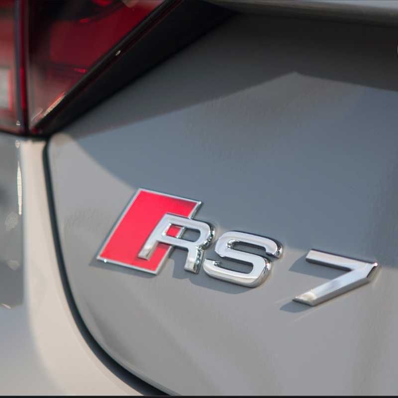 Emblema RS3, RS4, RS5, RS6, RS7, RS8 Audi Sline metal