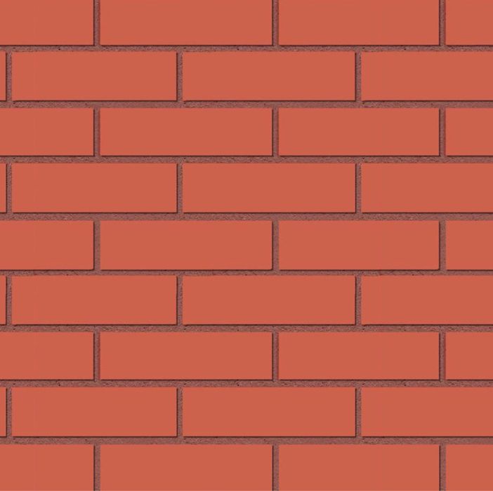 Облицовочный кирпич красный, половинка
