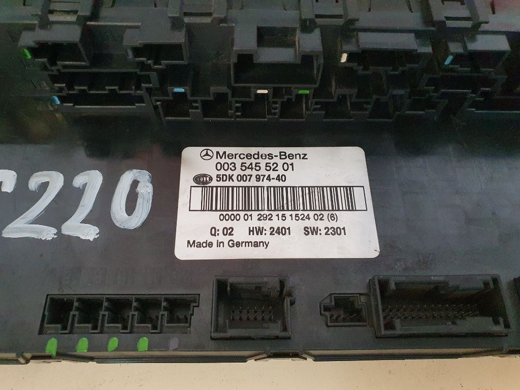 Panou sigurante SAM  MERCEDES-BENZ C-CLASS II W203  2000 - 2007 2.2 C 220 CDI OM 611.962 HELLA 5DK007974-40   0035455201