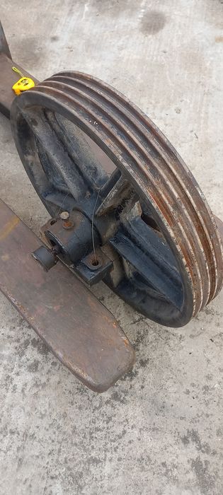 fulie 620 mm 4 canale 15 mm cu lagăre și ax