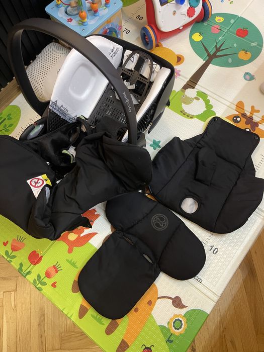 Детско столче за кола Cybex Cloud T - Sepia Black