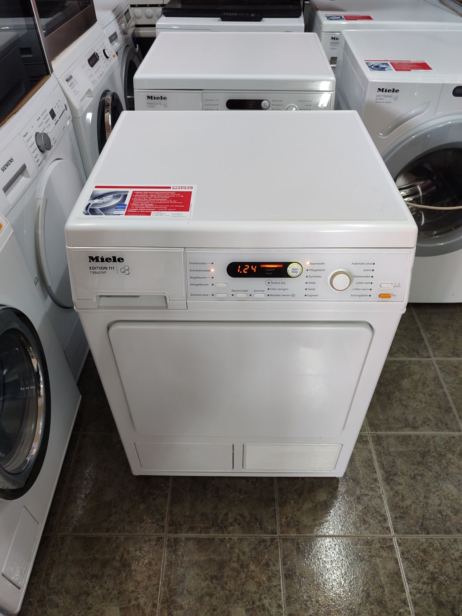 Сушилня Miele T8827WP  - 8кг. Термопомпа Клас А+
