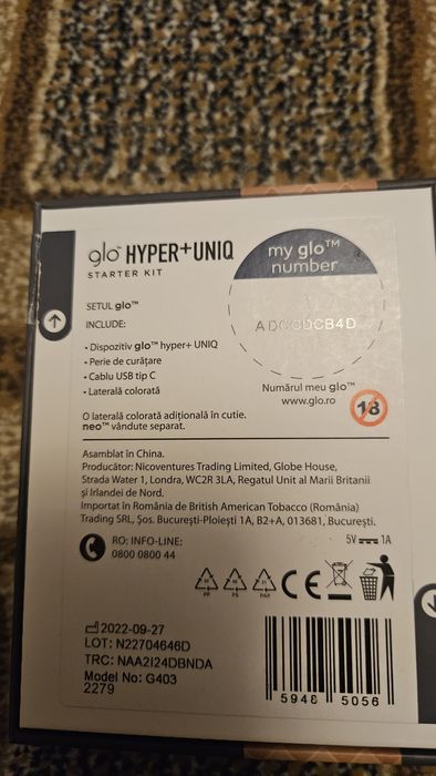 Aparat Glo Hyper+Uniq nou