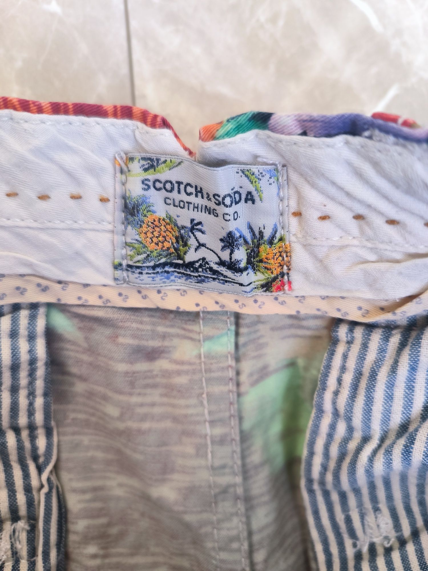 Scotch&Soda Men's Cotton Chino Shorts