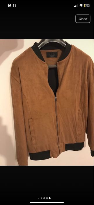 Zara Jacket S material catifelat fara defecte geaca primavara