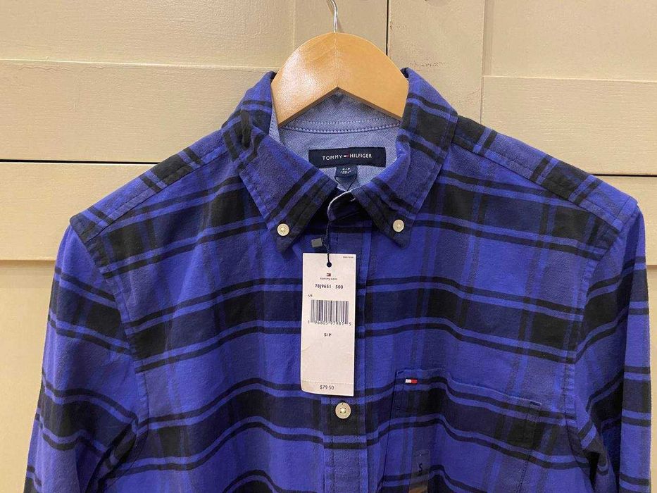 Новая рубашка Tommy  Hilfiger, с ярлыками, рамзер S
