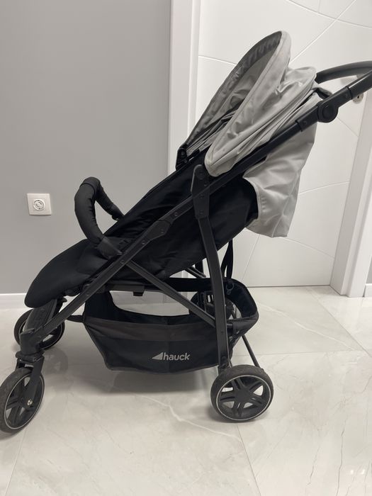 Hauck - Лятна бебешка количка до 25кг Rapid 4R Plus, сива + аксесоари